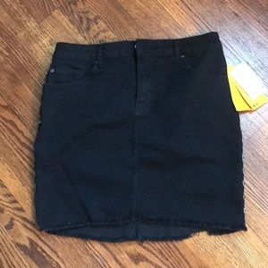 NWT H&M Black Denim Skirt